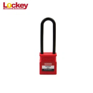 Lockey 76mm Plastic Shackle Safety Padlock