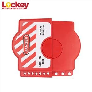 Adjustable flanged bola katup Lock Out