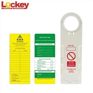 ABS Lockout Tagout Tangga Tag Perancah Tags